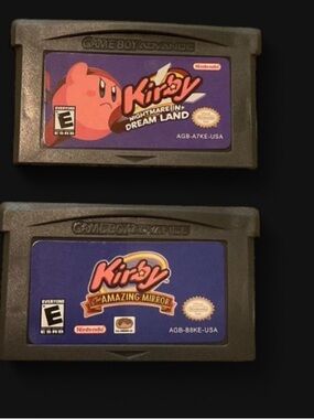 Kirby Game Boy Advance games bundle #gaming #retro #nintendo